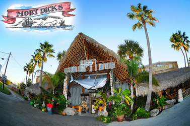 Moby Dick's Seafood Restaurant in Port Aransas, TX.